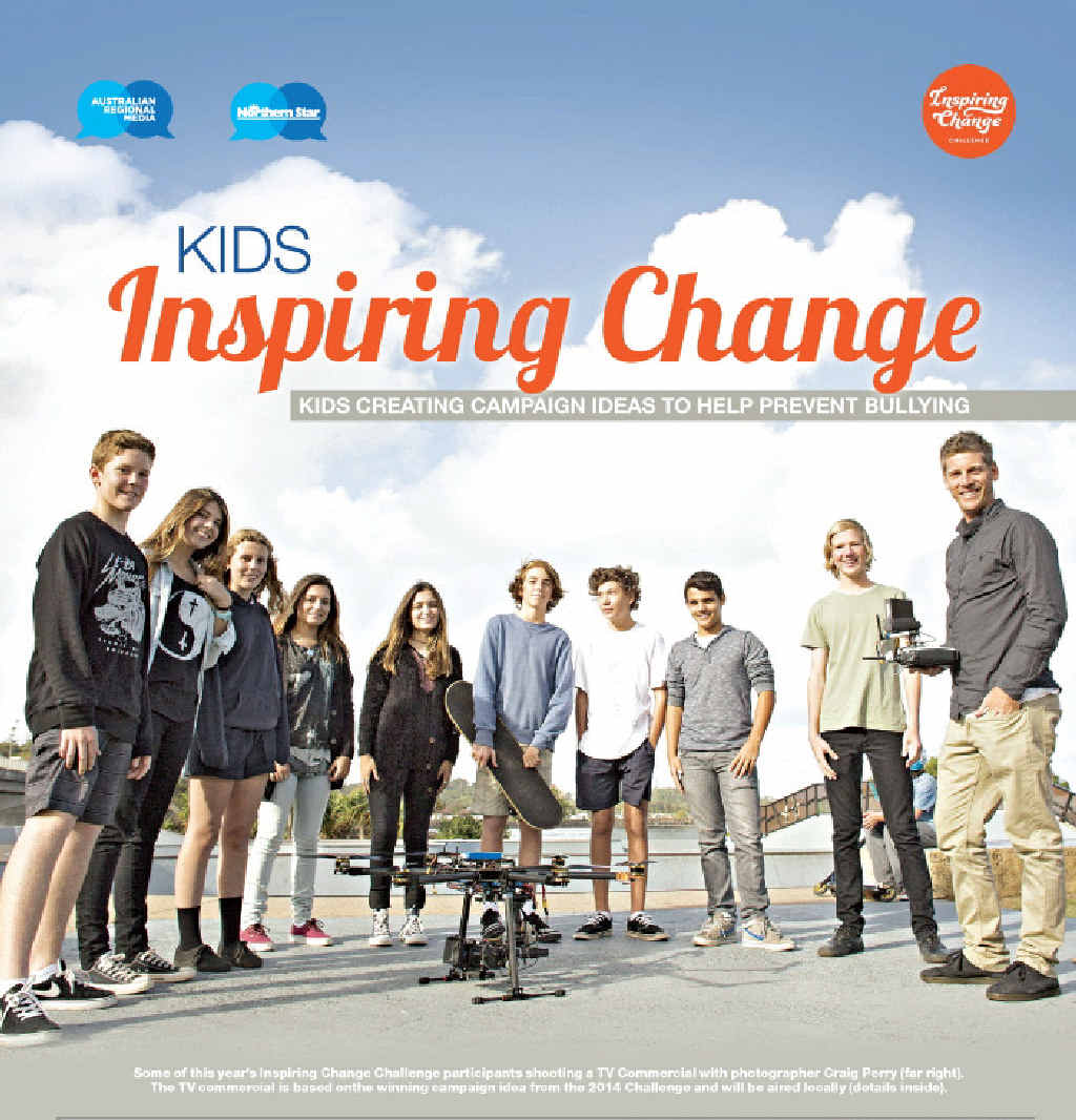 The cover of the Inspiring Change Challenge special publication in The Northern Star today. The cover of the Inspiring Change Challenge special publication in The Northern Star today.